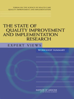 cover image of The State of Quality Improvement and Implementation Research